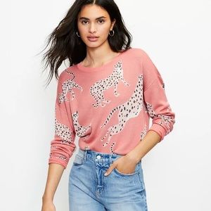 Lift leopard sweater - NWOT